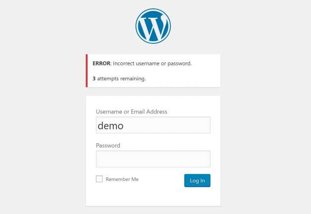 Hướng da· giới hạn số lần đăng nhập WordPress